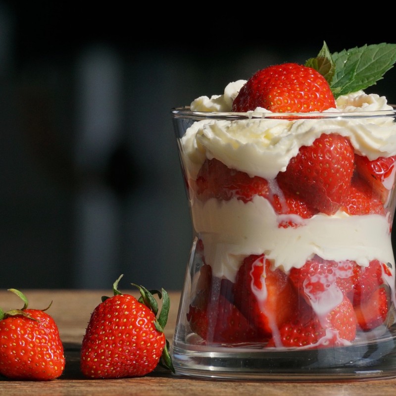 Fresas con Crema