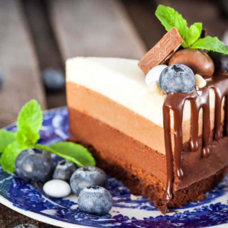Tarta de 3 Chocolates