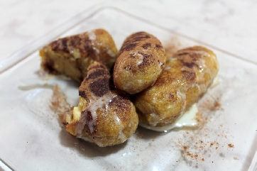 Postre de Tortitas de Plátano