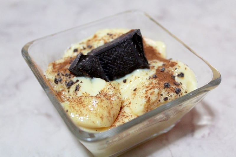 Postre de Natilla de Rompope