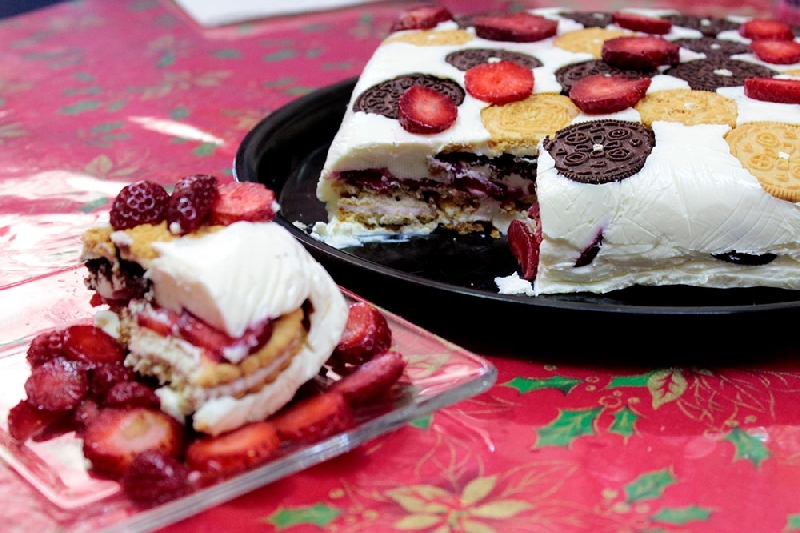Postre de Pastel de Galletas