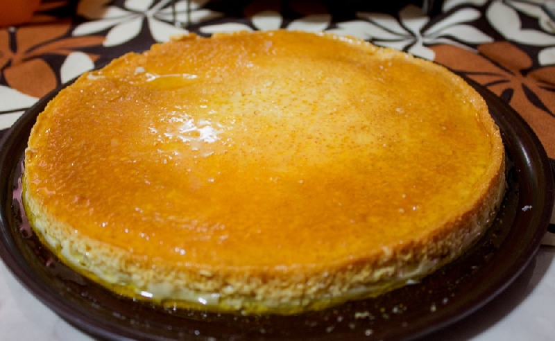 Postre de Flan Español